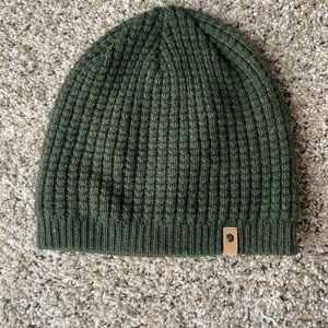 Fjallraven Structure Beanie - Green Waffle Knit